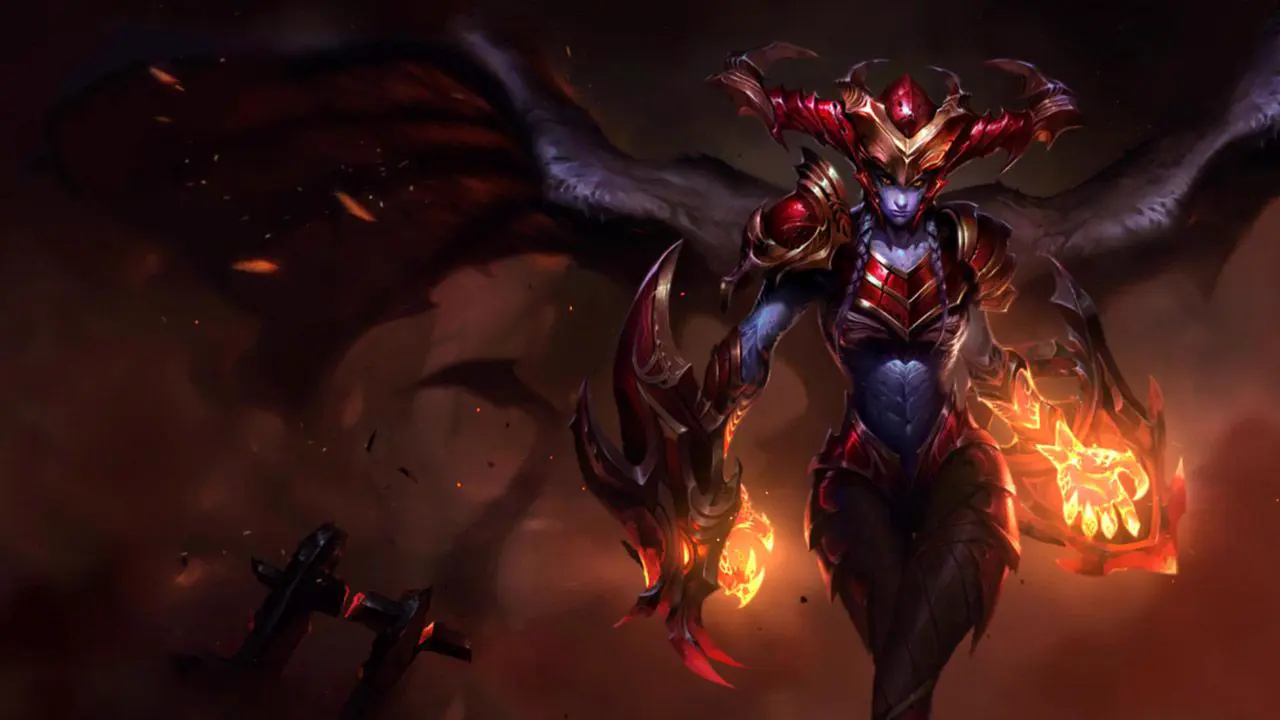 Shyvana splash art