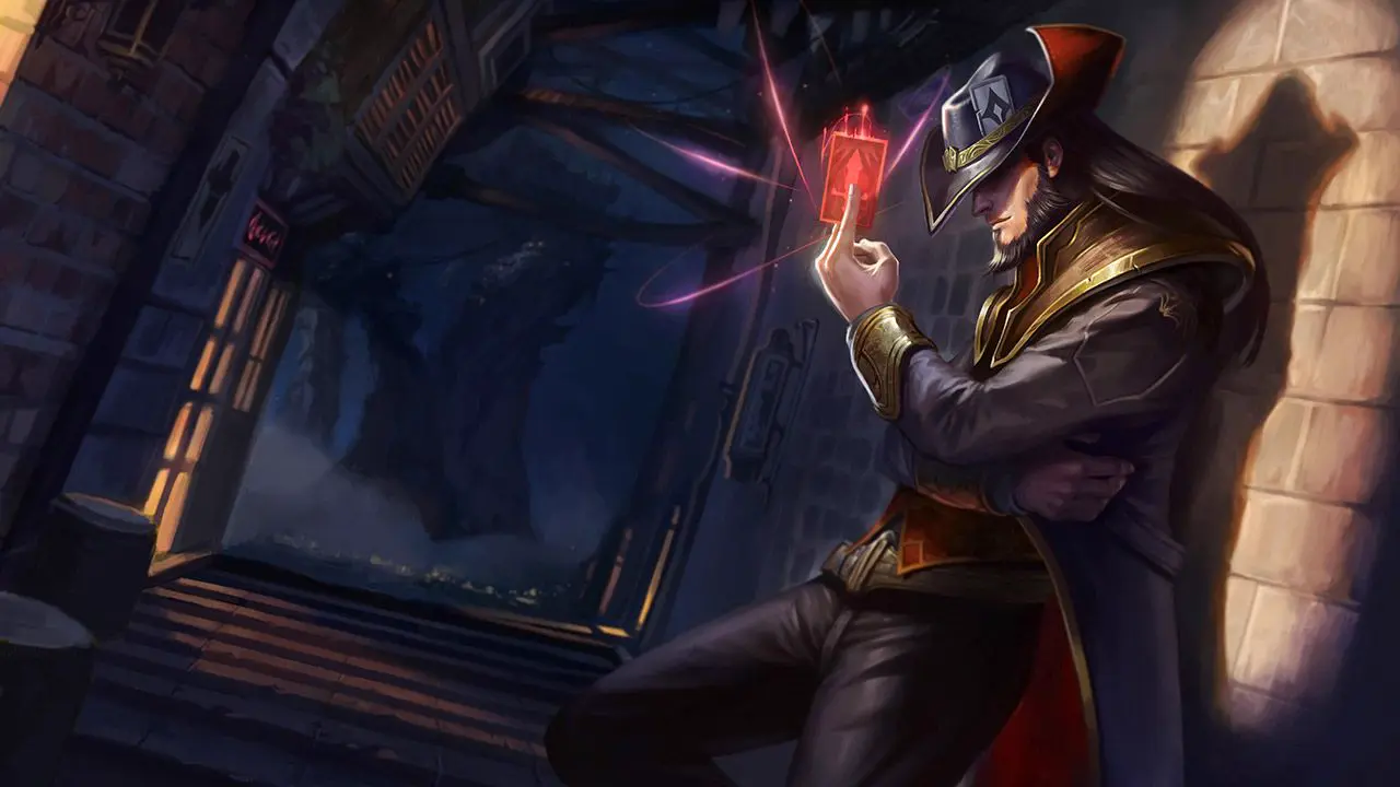 Twisted Fate splash art